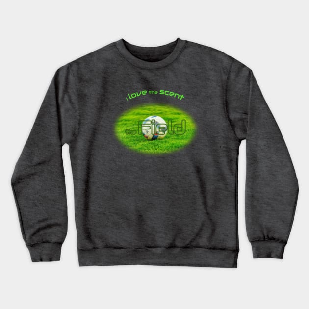 I love soccer Crewneck Sweatshirt by Cavaleyn Designs